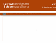 Tablet Screenshot of edwardselden.com